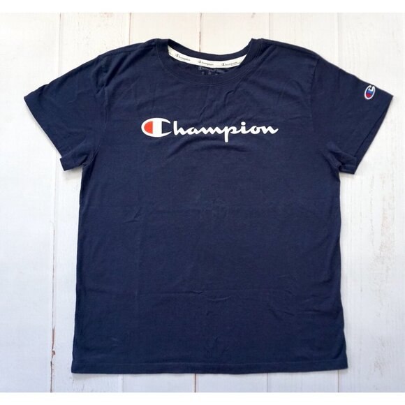 Champion Causal Short Sleeve Tee Shirt w/ Logo, Size M - Picture 3 of 7
